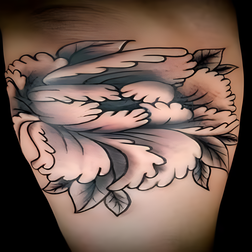 tatuaje en el muslo